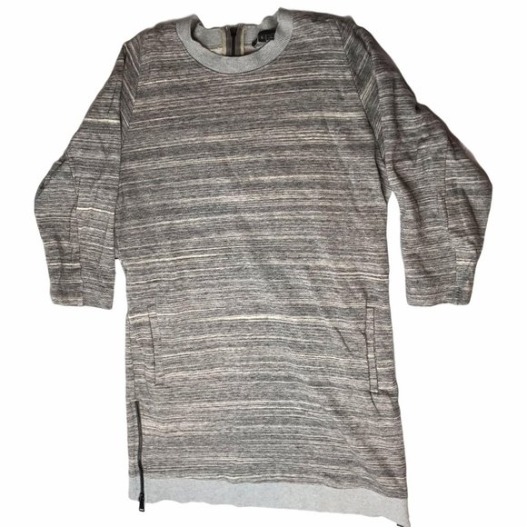 Vince Camuto Long Shirt Tunic Gray Women's S